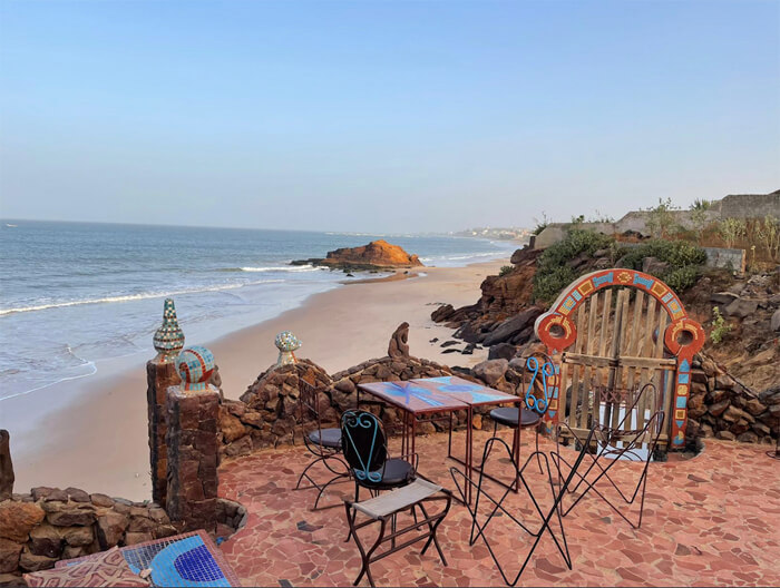 Toubab Dialaw beach in Senegal